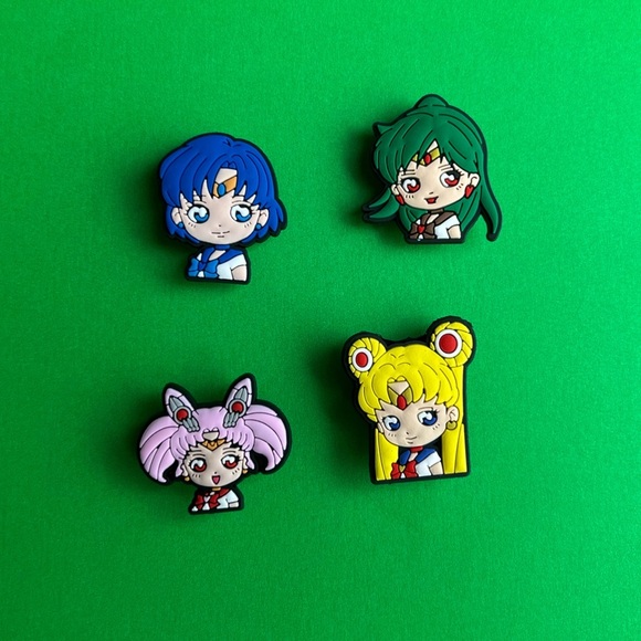 Sailor Moon Crocs Shoe Charms Set of 11 - jibbitz Charms Anime - Picture 5 of 7